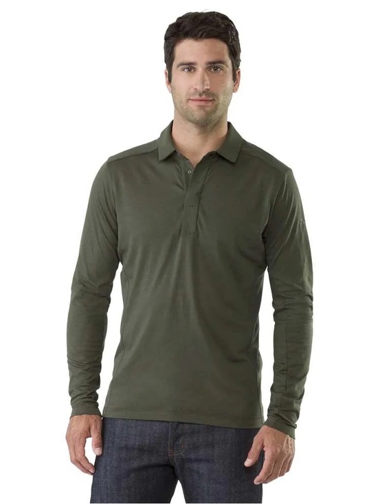 Arc'teryx Other - Arc'teryx A2B Long Sleeve Polo Shirt in Green Mens Size S